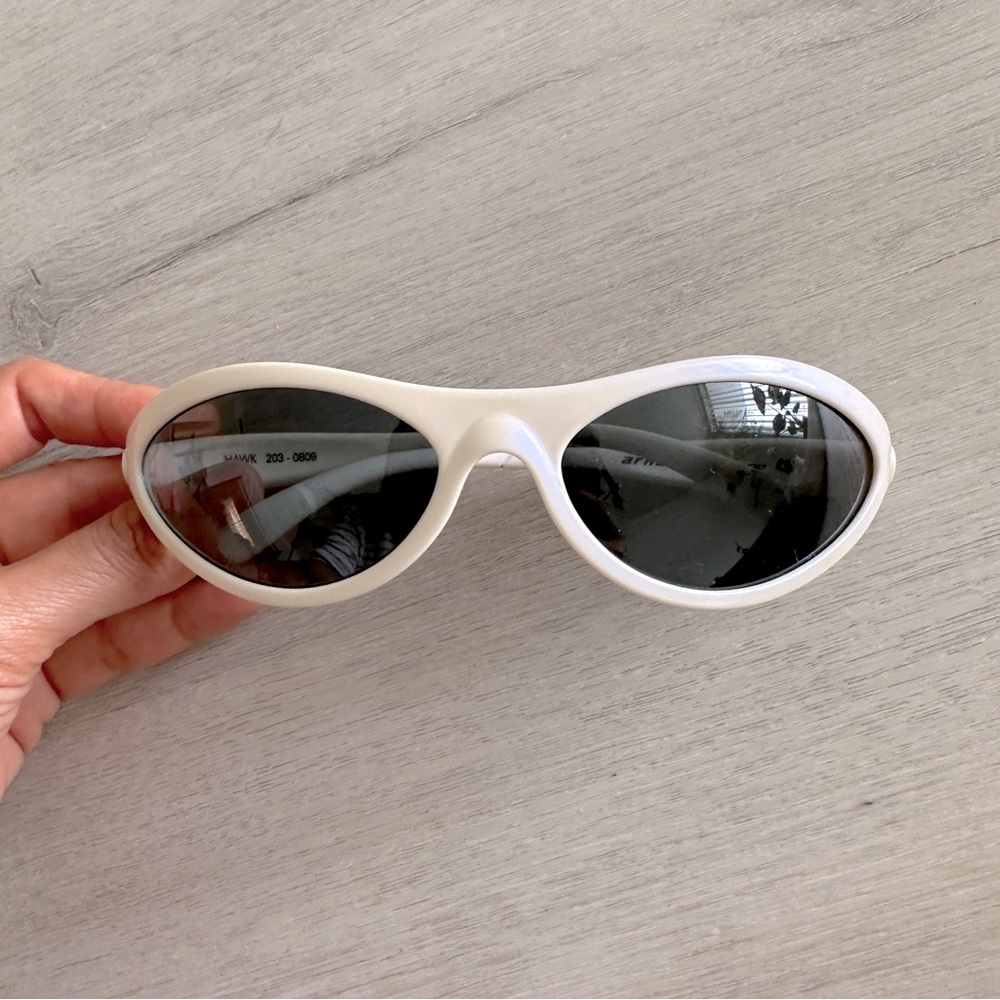 Vintage ARNETTE White Sports Sunglasses Made in Italy